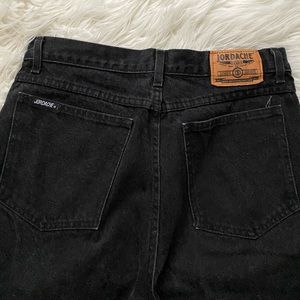 Jordache vintage black high-waisted jeans